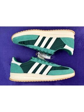 adidas men RUN 70s 2.0 Shoes Size 11 Bright Green Gum, Sole New Release